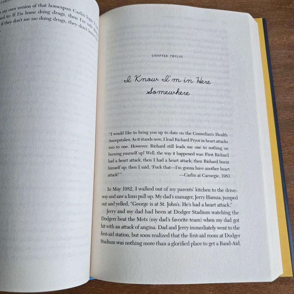 Kelly Carlin Signed Book A Carlin Home‎ Companion Hardcover First Edition